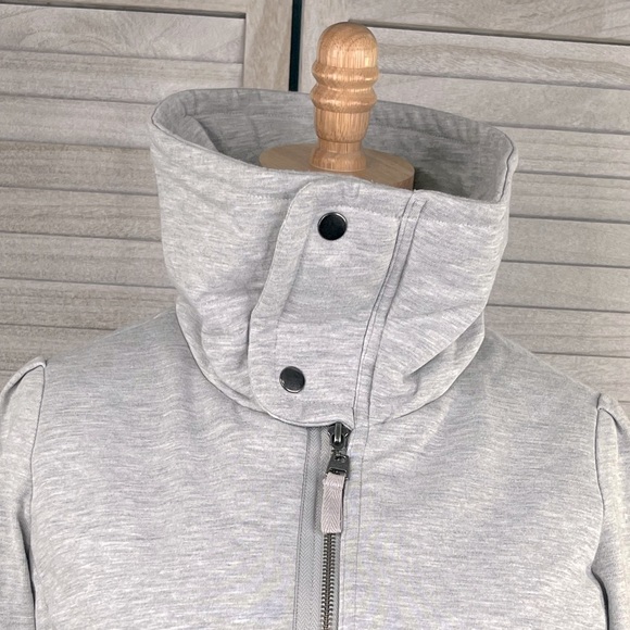 SPLENDID Cotton Moto Jacket Gray-S - Picture 4 of 4